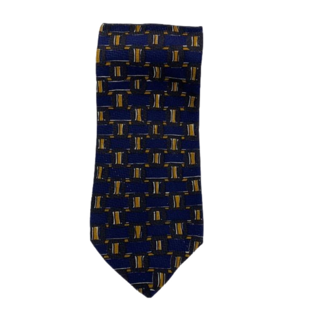 Ungaro I 100% Silk I  Blue Neck Tie